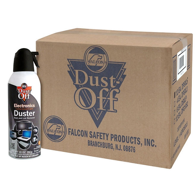 Falcon Dust-Off Compressed Gas Duster 10 oz., 12 Pack - Image 2