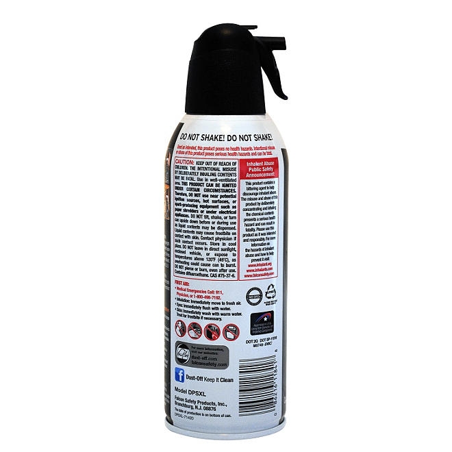 Falcon Dust-Off Compressed Gas Duster 10 oz., 12 Pack - Image 4