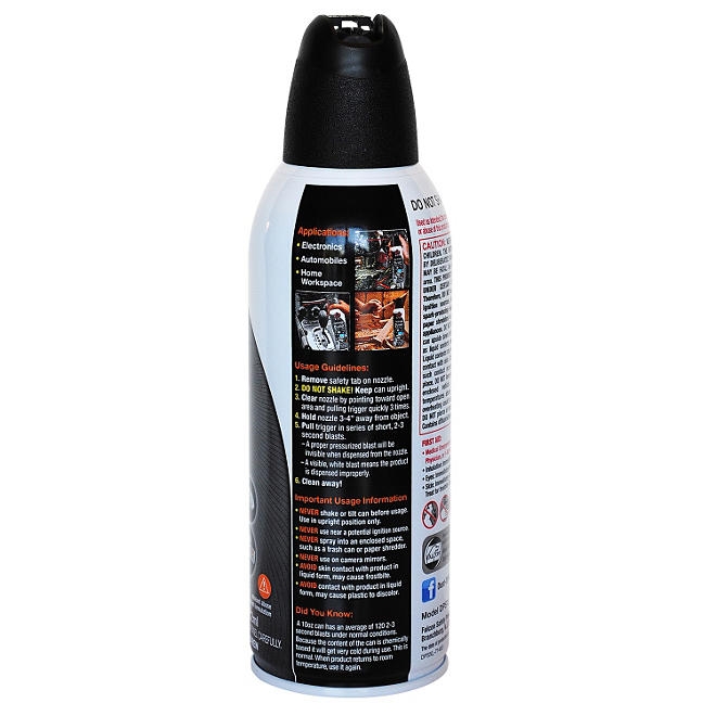 Falcon Dust-Off Compressed Gas Duster 10 oz., 12 Pack - Image 5