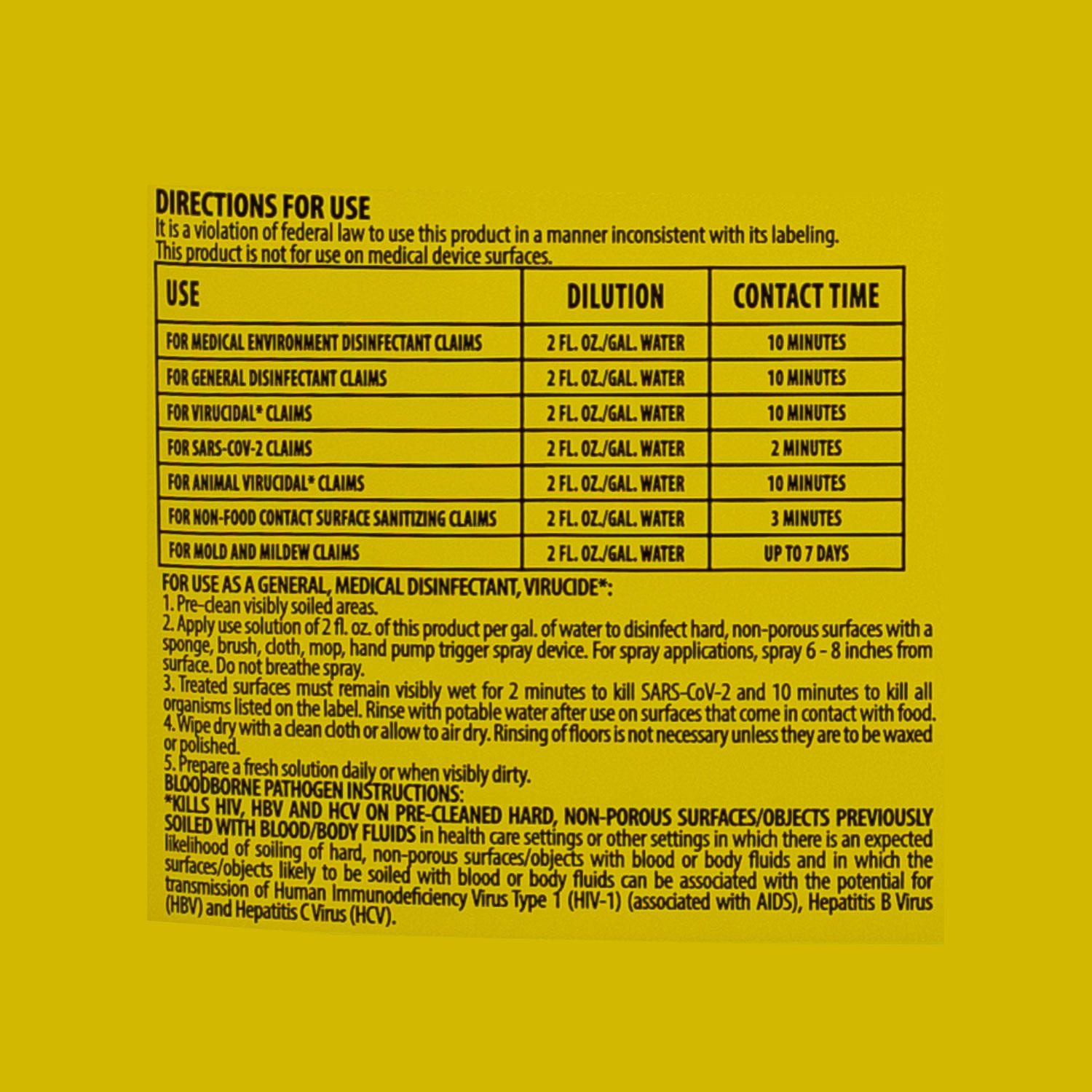 Member's Mark Commercial Disinfectant, Lemon Scent, 1 gal., Choose Pack Size - Image 4