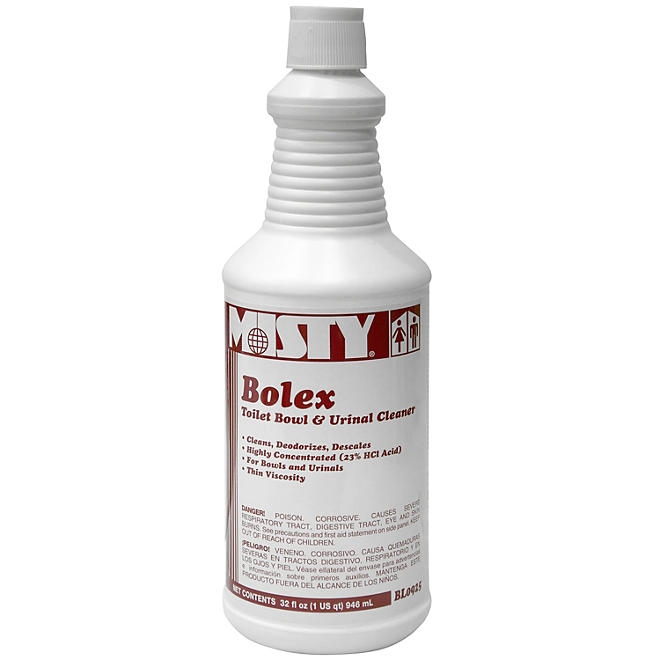 Misty Bolex Toilet Bowl & Urinal Cleaner, 32 fl. oz., 12 pk. - Image 2
