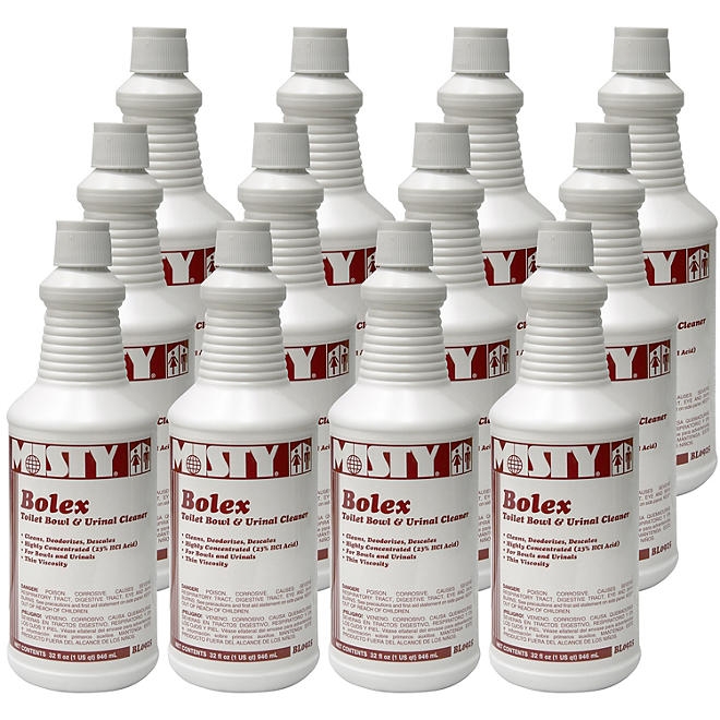 Misty Bolex Toilet Bowl & Urinal Cleaner, 32 fl. oz., 12 pk. - Image 3