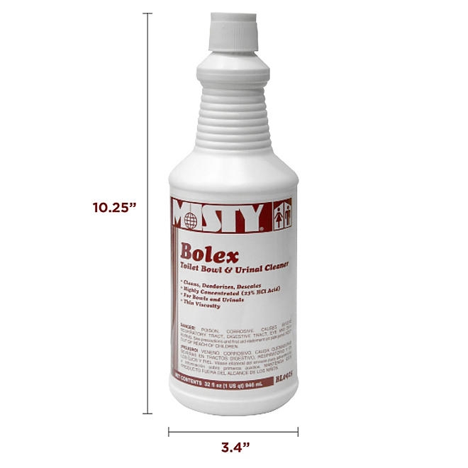 Misty Bolex Toilet Bowl & Urinal Cleaner, 32 fl. oz., 12 pk. - Image 4