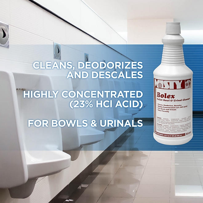 Misty Bolex Toilet Bowl & Urinal Cleaner, 32 fl. oz., 12 pk. - Image 6