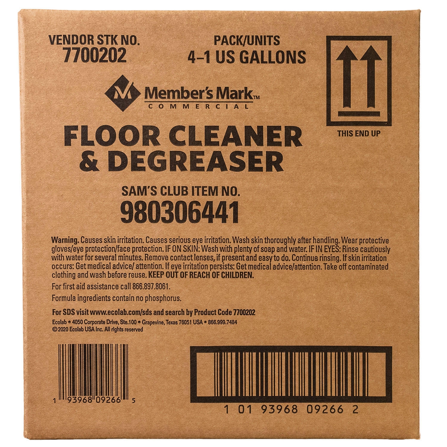 Member's Mark CommercialFloor Cleaner & Degreaser, 1 gal., Choose Pack Size - Image 2