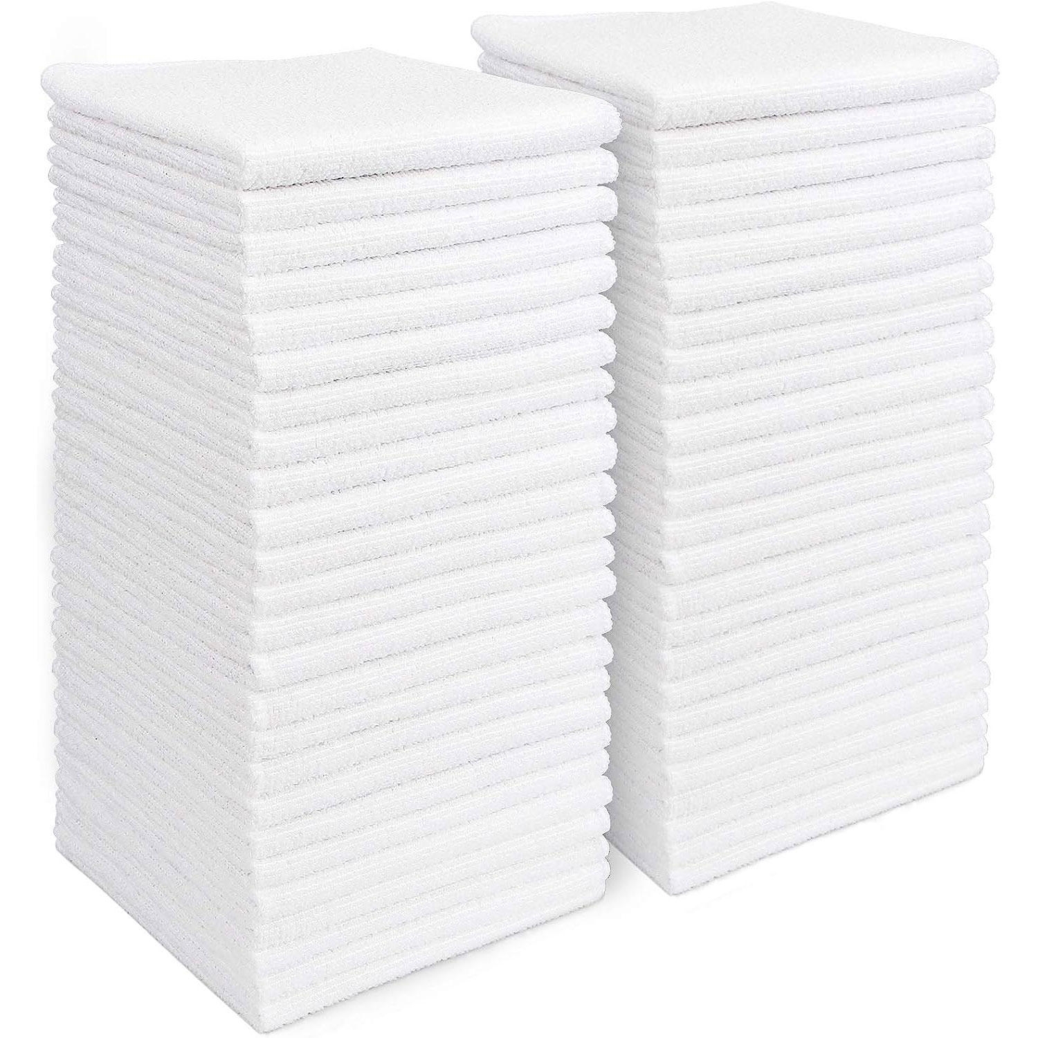 Hometex Microfiber Detail Towels, White 15" x 18" - Image 5