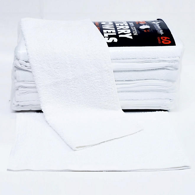 Member's Mark 100% Cotton Terry Towels, 14" x 17", 60 ct. - Image 3