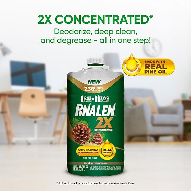 Pinalen 2X Concentrated Multipurpose Cleaner, Fresh Pine, 236 fl. oz. - Image 3
