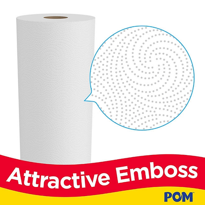 POM Individually Wrapped 2-Ply Paper Towels 30 rolls, 110 sheets/roll - Image 7