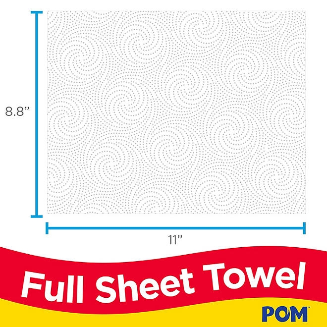 POM Individually Wrapped 2-Ply Paper Towels 30 rolls, 110 sheets/roll - Image 8