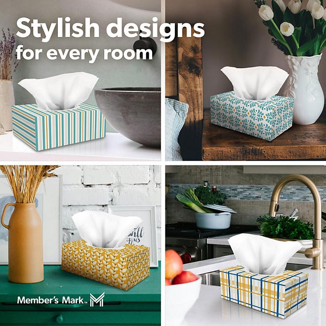 Member&rsquos Mark Soft & Strong 2-Ply Premium Facial Tissues 12 Flat Boxes, 160 tissues/box - Image 7
