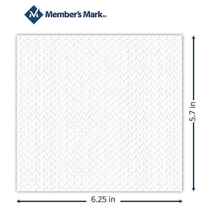 Member's Mark Everyday 1-Ply White Napkins 4 pks., 300 napkins/pk. - Image 4