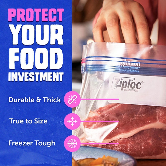 Ziploc Seal Top Quart Freezer Bags, 216 ct. - Image 4