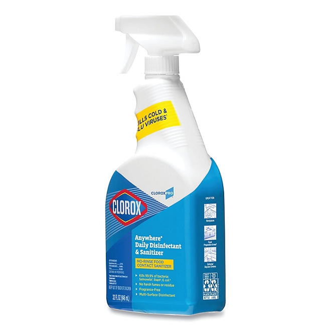 Clorox Anywhere Daily Disinfectant & Sanitizing Spray 32 fl. oz., 12 ct. - Image 6