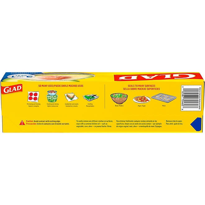 Glad Press'n Seal Plastic Food Wrap 140 sq. ft./roll, 2 rolls - Image 11