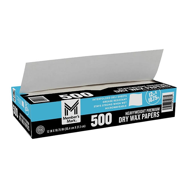 Member's Mark Heavyweight Wax Papers 12" X 10.75", 500 ct. - Image 3
