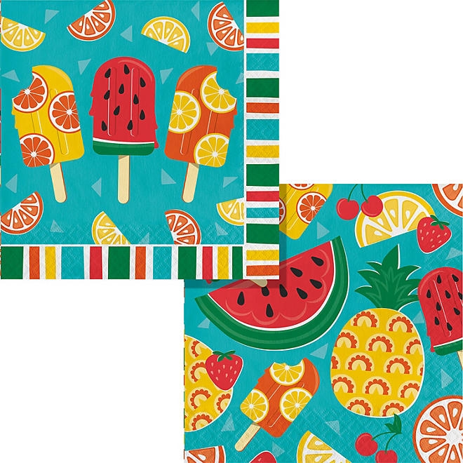 Artstyle Tasty Fruit Paper Plates and Napkins Tableware Kit, 285 ct - Image 8