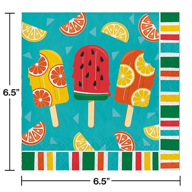 Artstyle Tasty Fruit Paper Plates and Napkins Tableware Kit, 285 ct - Image 9