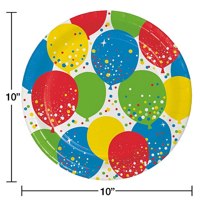 Artstyle Balloon Sparkles Birthday Paper Plates & Napkins Kit, 285 ct. - Image 3