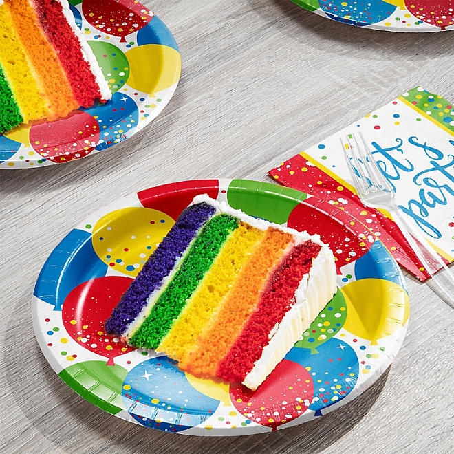 Artstyle Balloon Sparkles Birthday Paper Plates & Napkins Kit, 285 ct. - Image 5