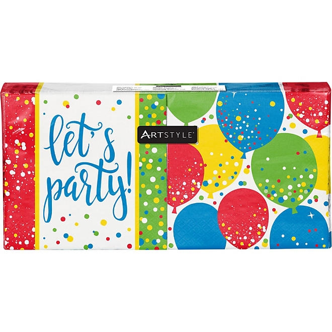 Artstyle Balloon Sparkles Birthday Paper Plates & Napkins Kit, 285 ct. - Image 10