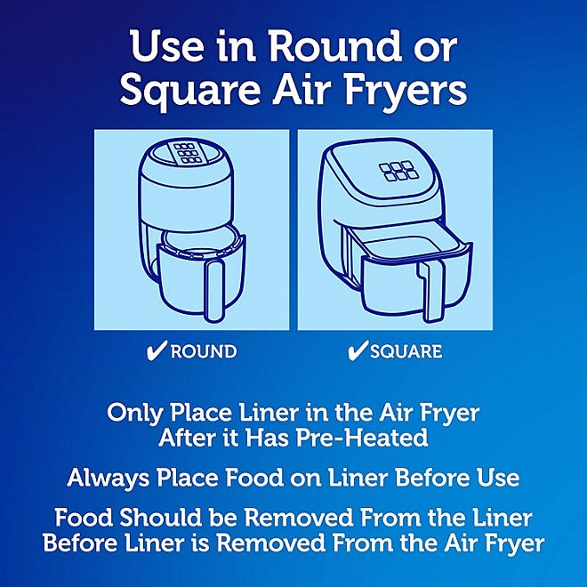 Reynolds Kitchens Unbleached Parchment Air Fryer Liners, 150 ct. - Image 5