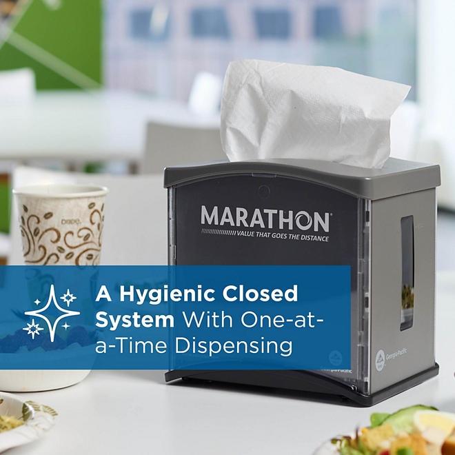 Marathon Interfold Gray Napkin Dispenser 2 ct. - Image 6