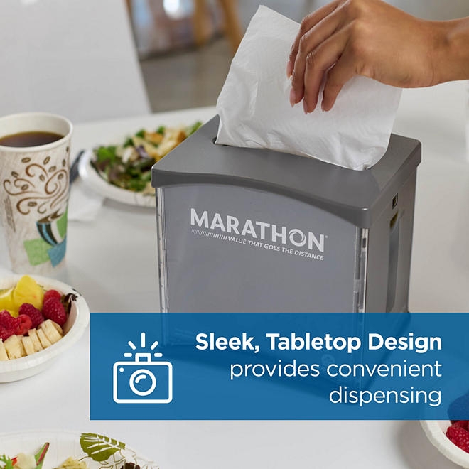 Marathon Interfold Gray Napkin Dispenser 2 ct. - Image 7