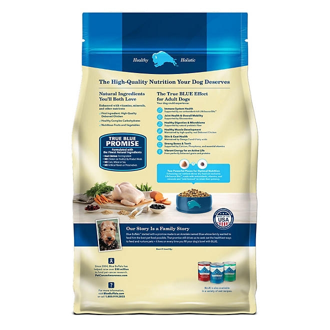 Blue Life Protection Formula Chicken and Brown Rice, Adult Natural Dry Dog Food, 38 lbs. - Image 3