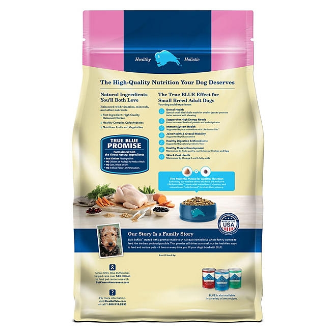 Blue Buffalo Life Protection Formula Chicken & Brown Rice, Adult Small Breed Dry Dog Food, 26 lbs. - Image 3