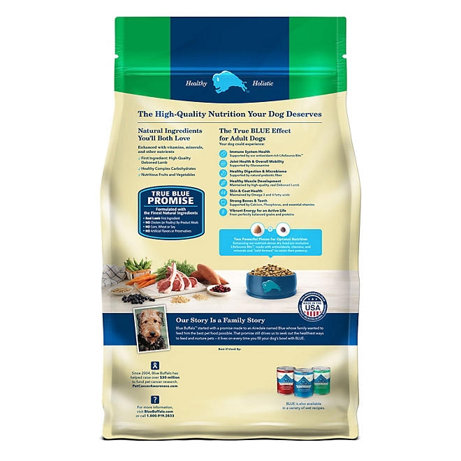 Blue Life Protection Formula Lamb & Rice, Adult Dry Dog Food, 36 lbs. - Image 3