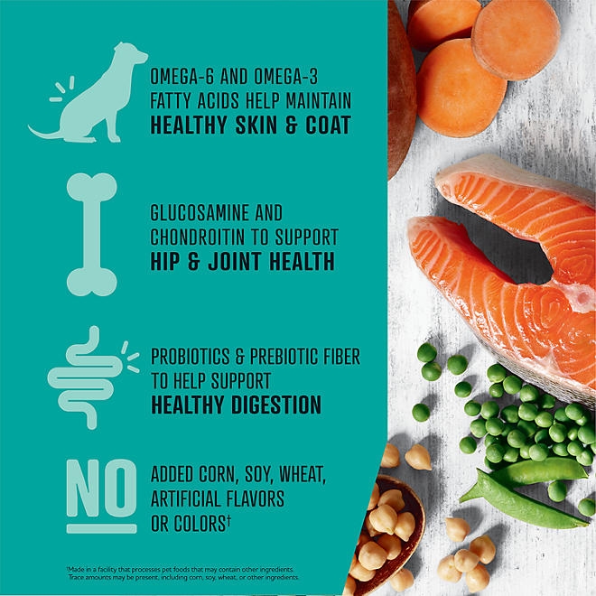 Member's Mark Grain Free Salmon and Sweet Potato Dry Dog Food, 30 lbs. - Image 7