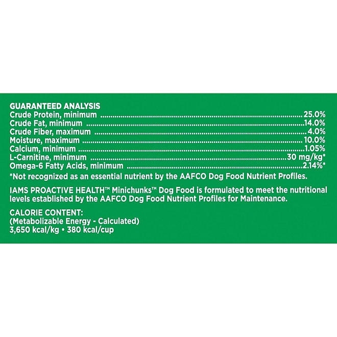 Iams ProActive Health, Chicken, Adult Minichunks Dry Dog Food, 50 lbs. - Image 8