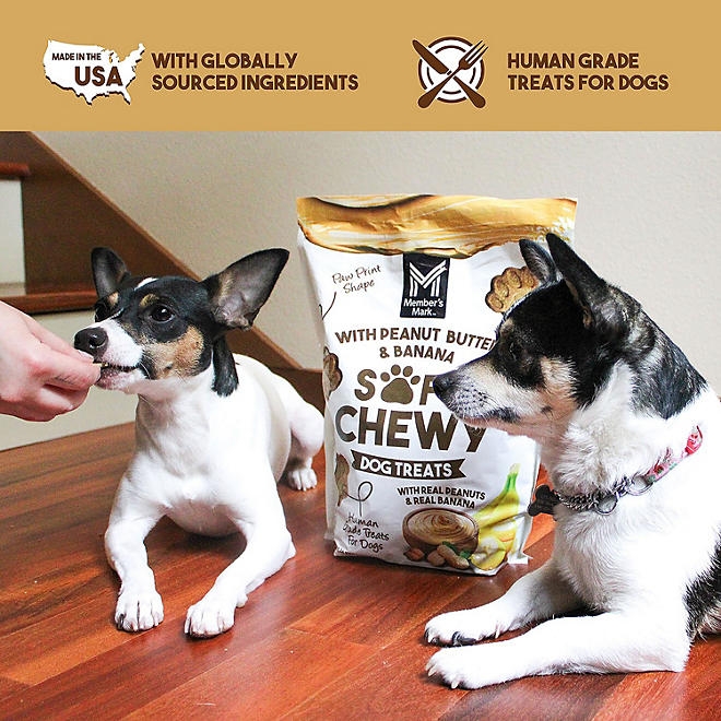 Member's Mark Peanut Butter & Banana Soft & Chewy Dog Treats, 3 lbs. - Image 11