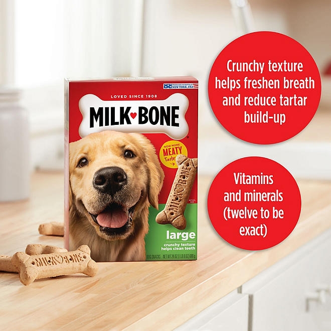 Milk-Bone Original Flavor, Large Crunchy Dog Treat Biscuits, 15 lbs. - Image 6