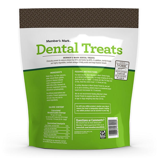 Member's Mark Dental Chew Treats for Dogs, 30 ct. - Image 3