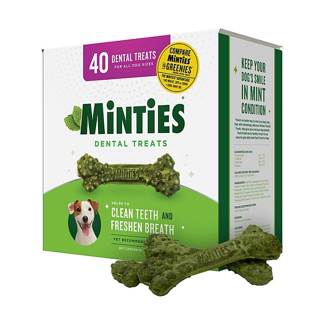 Minties Dental Dog Treats, 40 ct., 32 oz. - Image 7