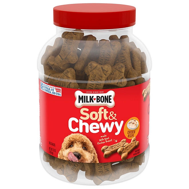 Milk-Bone, Chicken Recipe, Soft & Chewy Dog Snacks, 37 oz. - Image 2