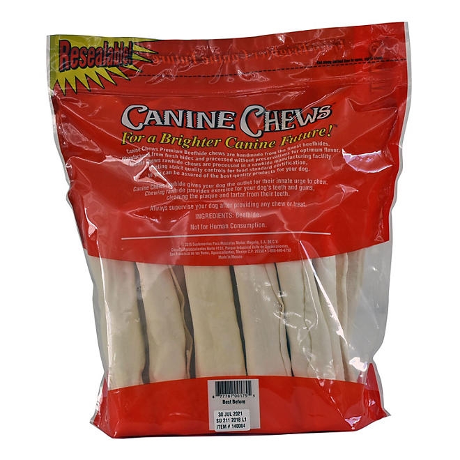 Canine Chews Premium All-Natural Beef Hide Canine Retrievers, 15 ct. - Image 3