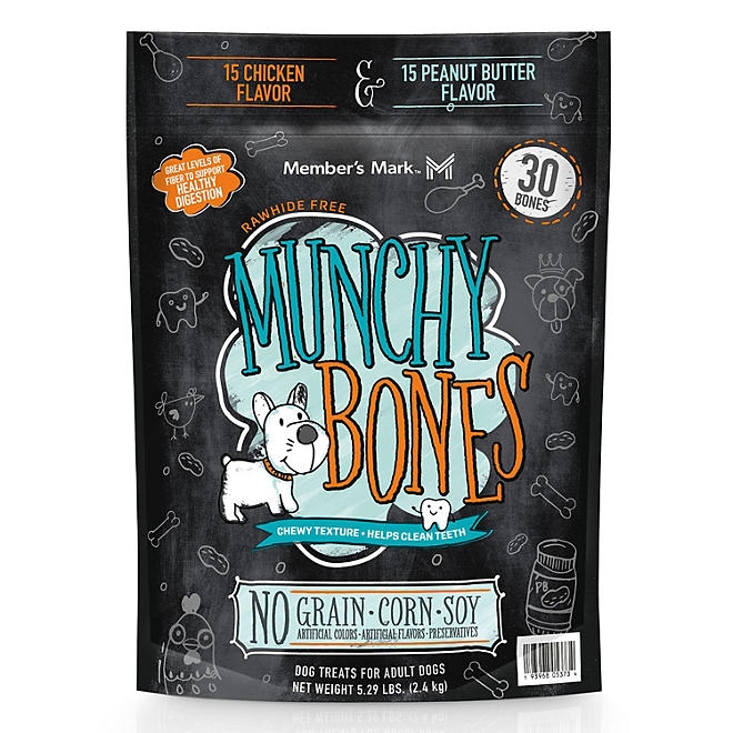 Member's Mark Munchy Bones Dog Treats for Adult Dogs, 30 ct. - Image 2