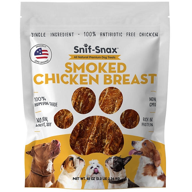 Snif-Snax Smoked Chicken Breast Dog Treats 48, oz. - Image 2