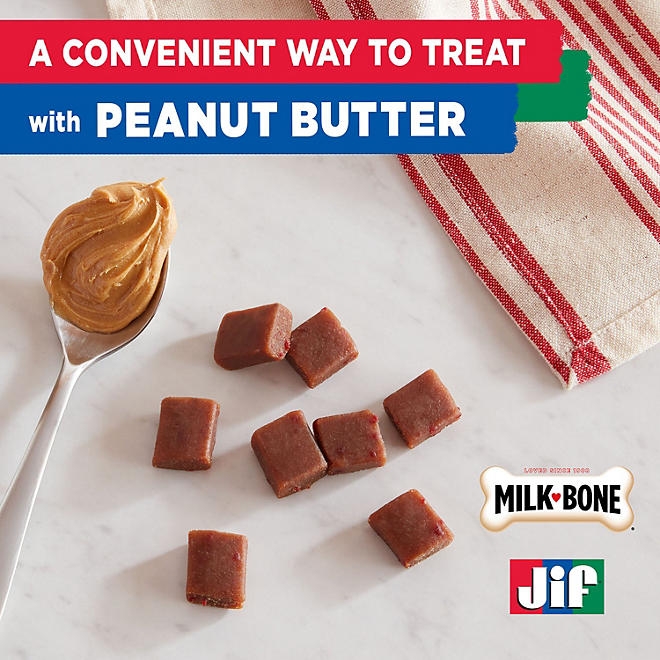 Milk-Bone, Peanut Buttery Bites, Soft Dog Treats with Jif Peanut Butter, 24 oz. - Image 7