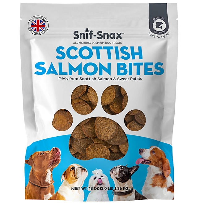 Snif-Snax Scottish Salmon Bites Dog Treats 48 oz. - Image 2