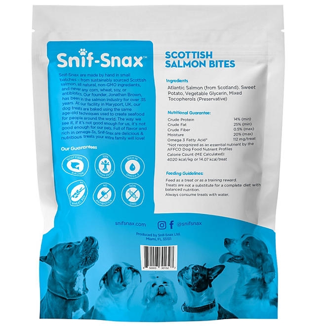 Snif-Snax Scottish Salmon Bites Dog Treats 48 oz. - Image 3