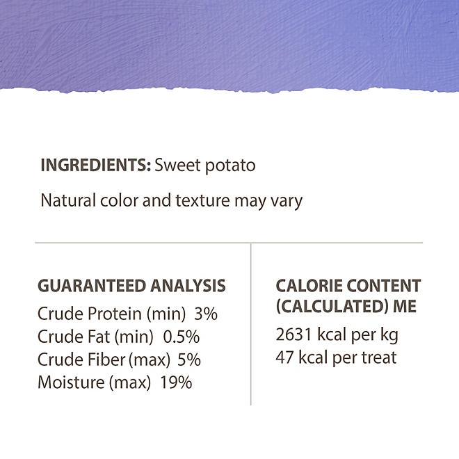 Caledon Farms Dog Treat Chews with Sweet Potato Flavor, 36 oz. - Image 3