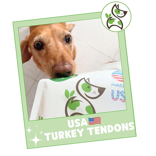 Nature Gnaws, USA Turkey Tendons Natural Dog Chews, 12 oz. - Image 8