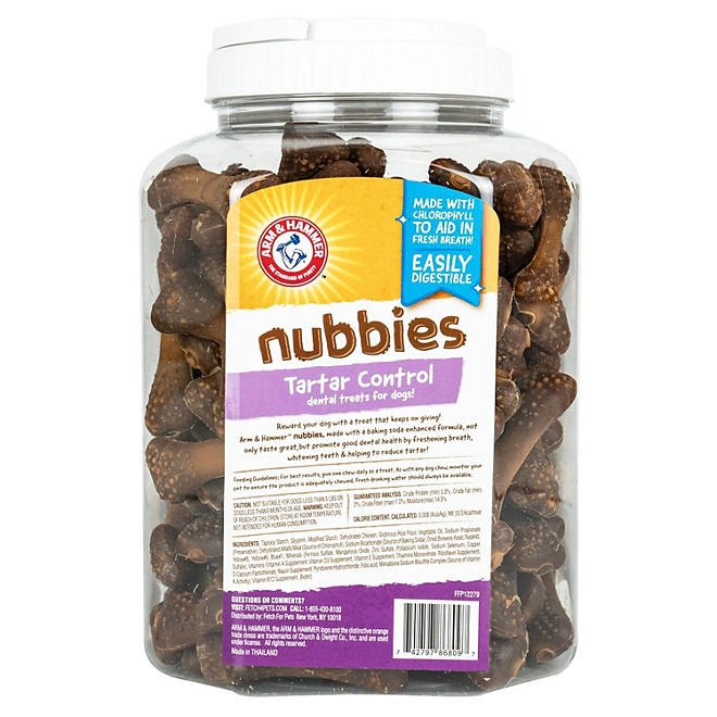 Arm & Hammer, Chicken Flavored Nubbies Dental Treats for Dogs, 139 ct. - Image 4