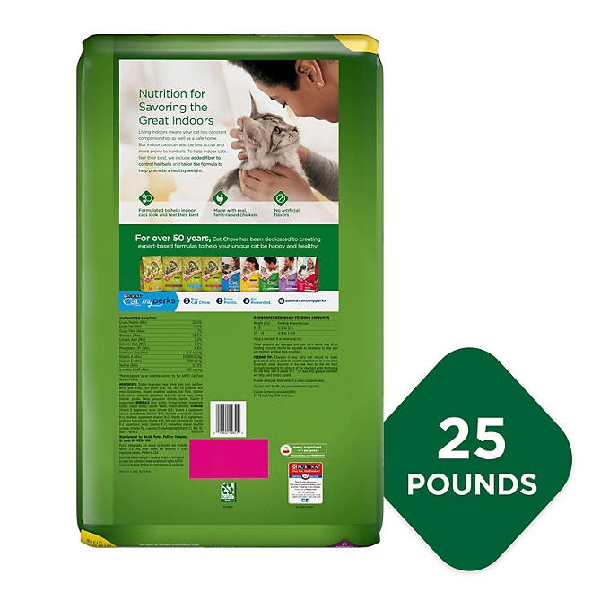 Purina, Cat Chow, Chicken Indoor Adult Dry Cat Food, Hairball and Healthy Weight, 25 lbs. - Image 10