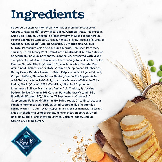 Blue Buffalo Tastefuls Chicken & Brown Rice Adult Indoor Dry Cat Food, 22 lbs. - Image 4