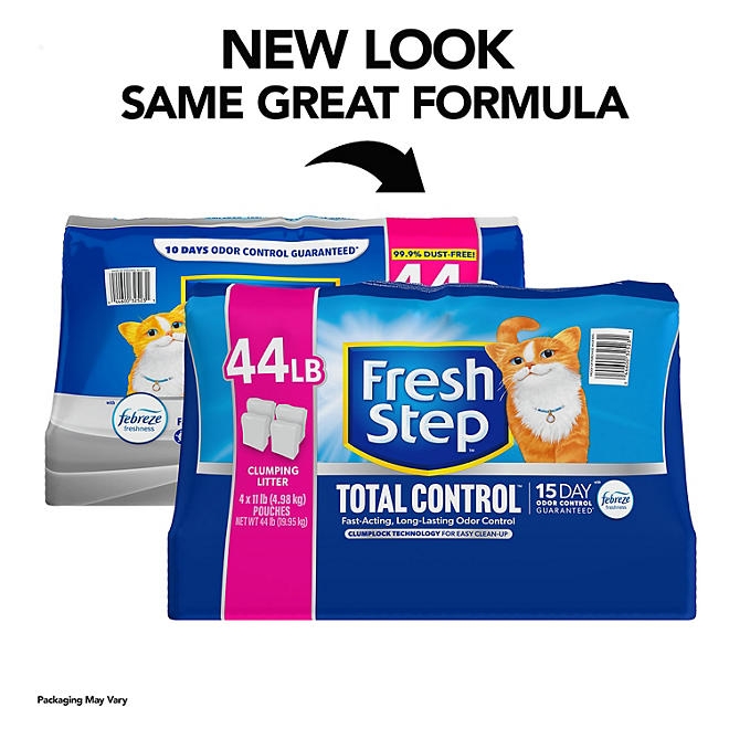 Fresh Step Total Control Scented Clumping Litter with Febreze, 44 lbs. - Image 11